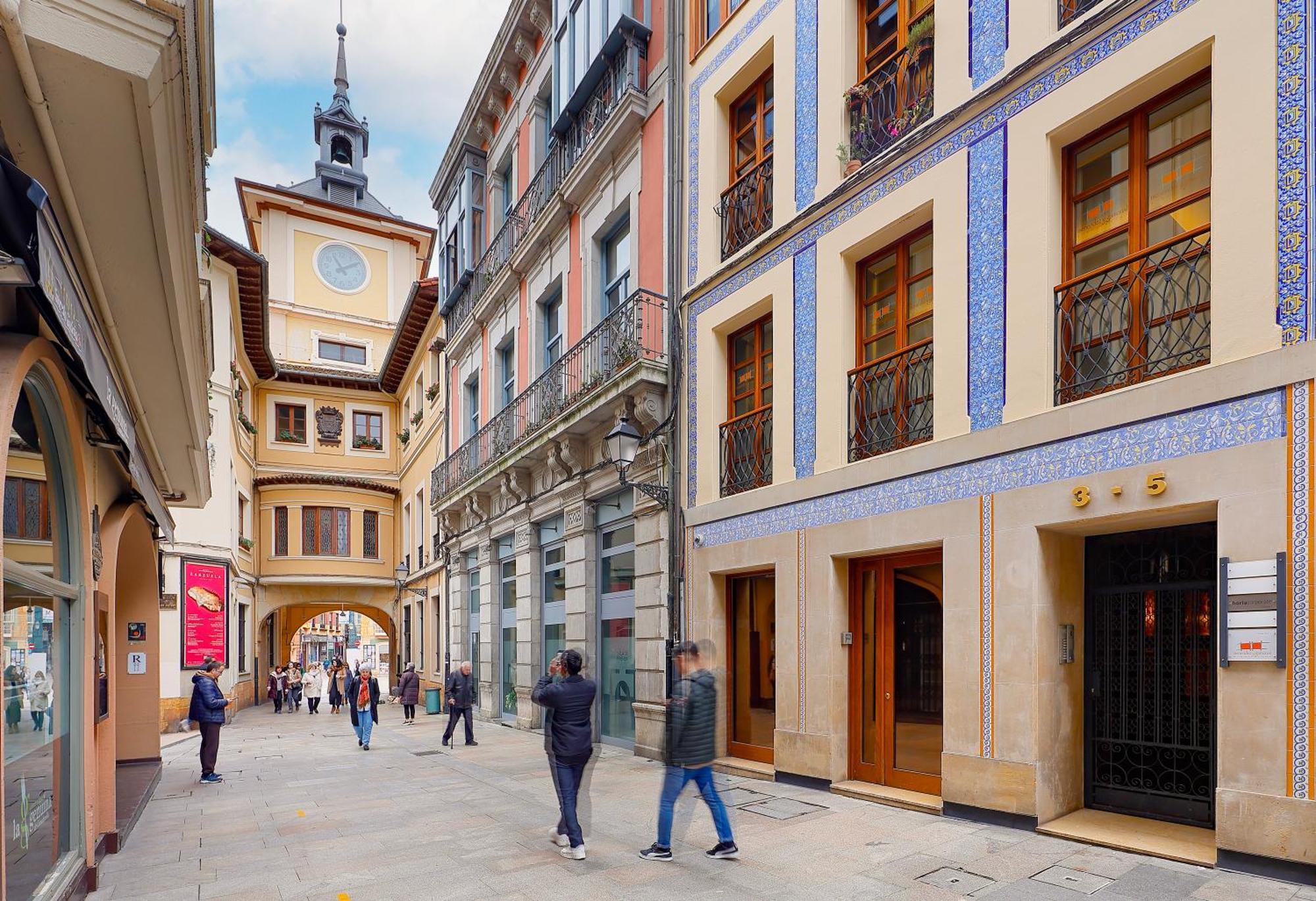 オビエドCasco Historico-Catedral Parking Incluidoアパートメント エクステリア 写真